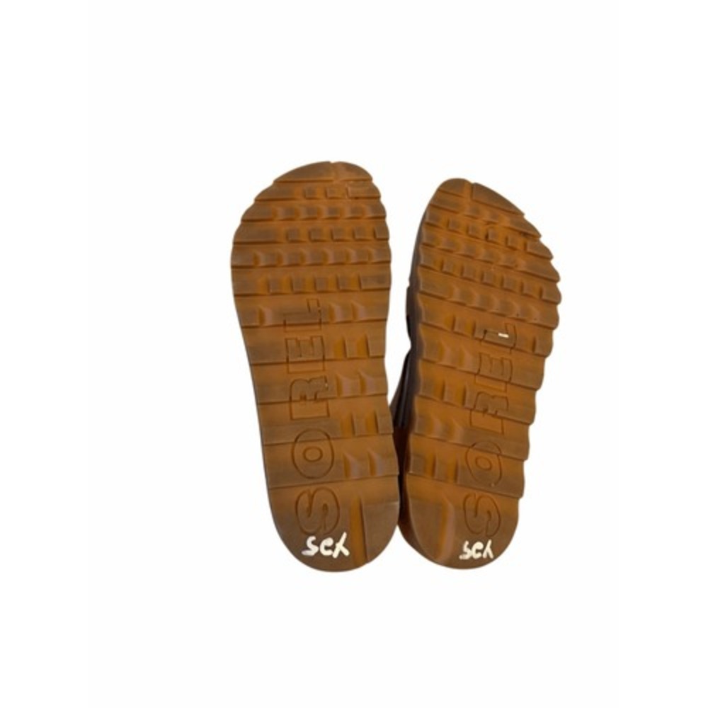 Sorel Sandals Roaming Crisscross Leather Slingback Open Toe Tan Brown size 7.5 - Picture 9 of 10